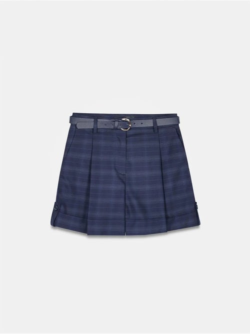 Short tailleur en crêpe à taille haute et ceinture dilvin - Kiabi Short tailleur en crêpe à taille haute et ceinture dilvin - Kiabi