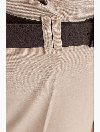 Short tailleur en crêpe avec ceinture dilvin