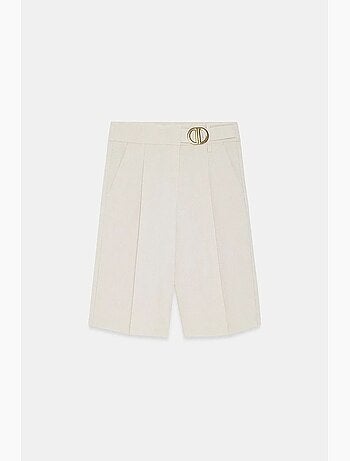 Short tailleur taille haute à jambe large dilvin