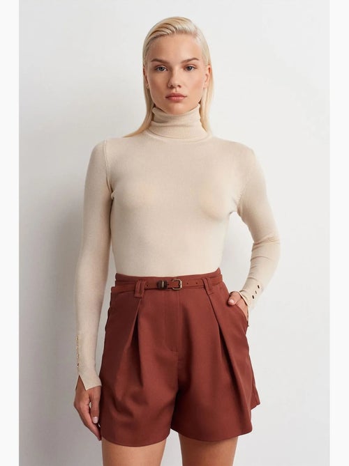 Short tailleur taille haute avec ceinture dilvin - Kiabi Short tailleur taille haute avec ceinture dilvin - Kiabi