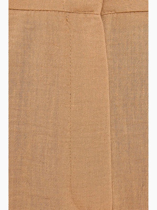 Short tissé plissé taille haute hiccup - Kiabi Short tissé plissé taille haute hiccup - Kiabi