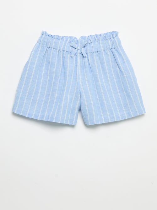 Short uni avec nœud fantaisie - Kiabi Short uni avec nœud fantaisie - Kiabi