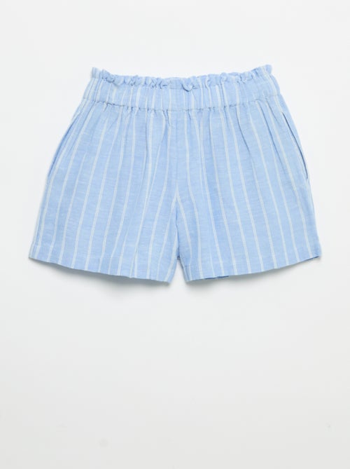 Short uni avec nœud fantaisie - Kiabi Short uni avec nœud fantaisie - Kiabi