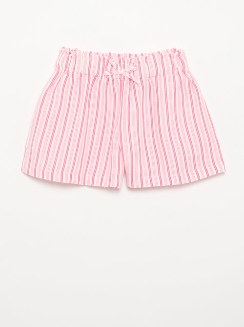 Short uni avec nœud fantaisie - Kiabi