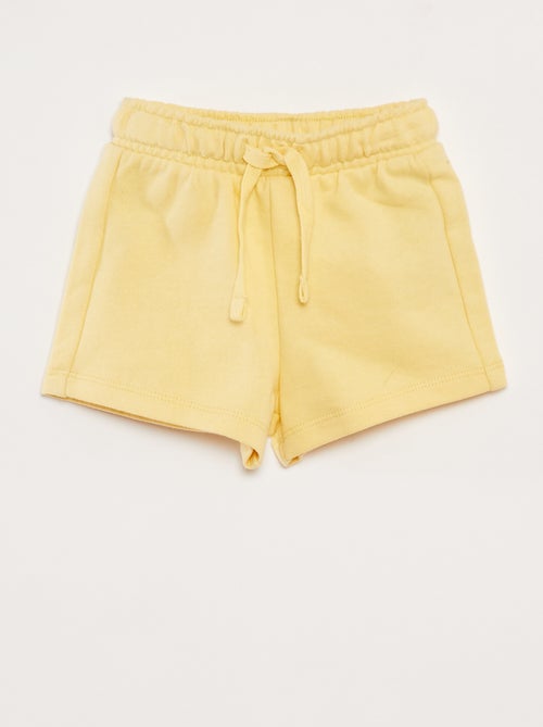 Short uni avec taille élastiquée - Kiabi