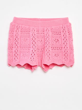 Short uni en crochet
