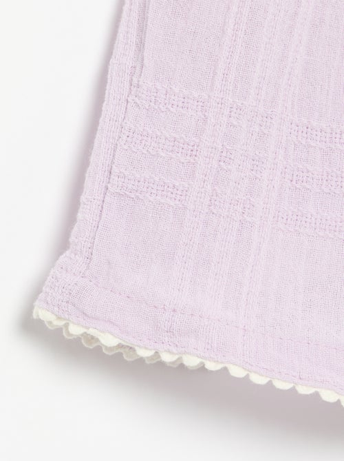 Short uni en dobby - Kiabi
