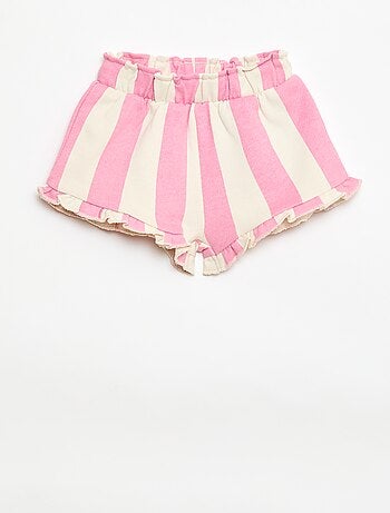 Short van bedrukte jersey