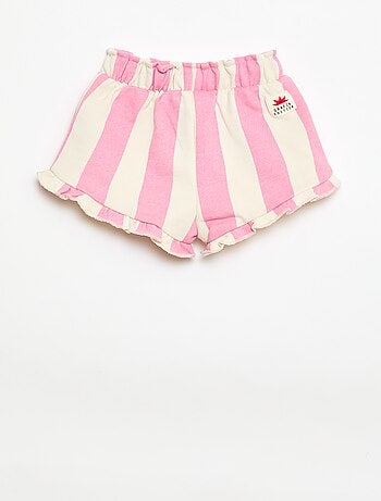 Short van bedrukte jersey