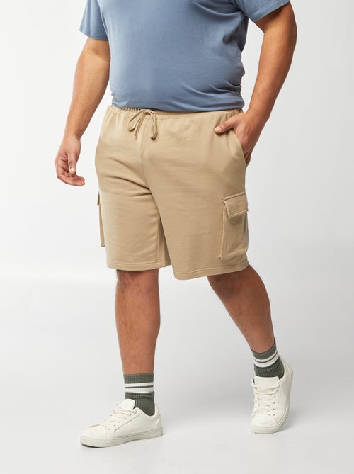 Short van dunne joggingstof met zakken - Kiabi