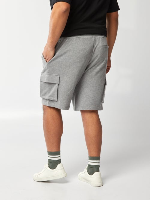 Short van dunne joggingstof met zakken - Kiabi