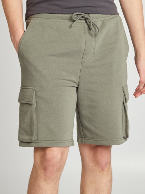 Short van dunne joggingstof met zakken - Kiabi