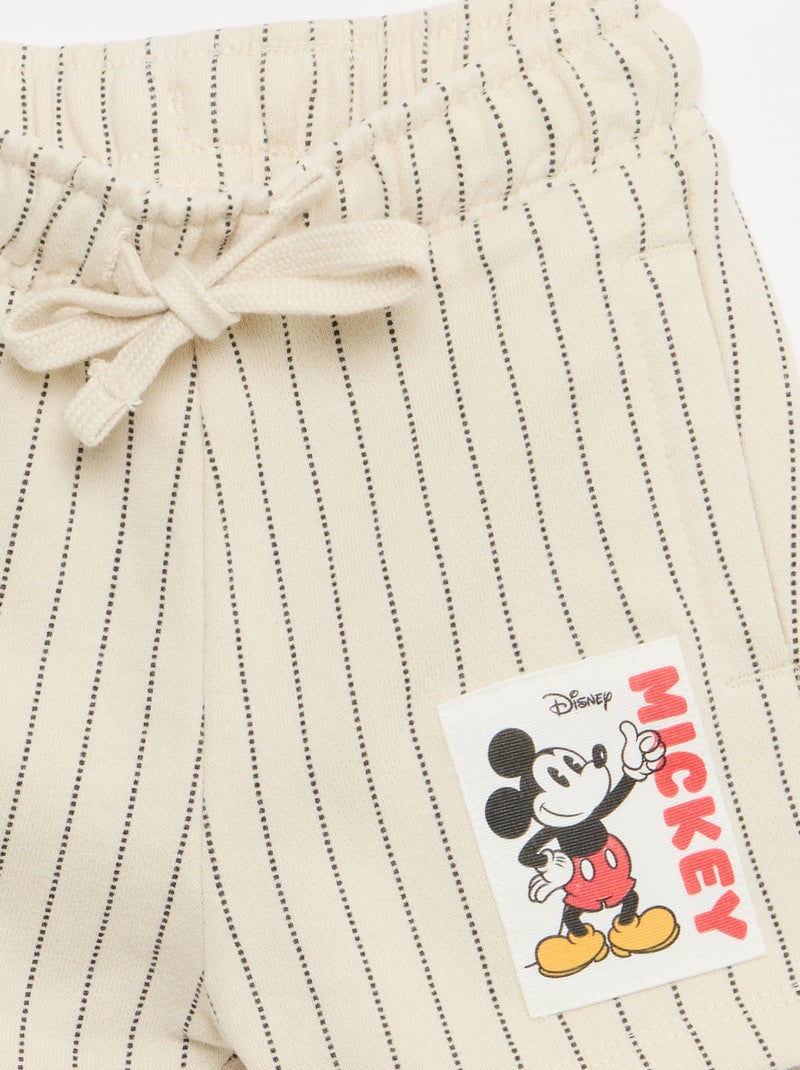 Short van french terry 'Disney' Biege - Kiabi