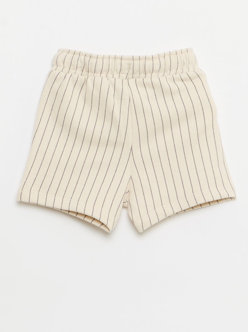 Short van french terry 'Disney' Biege - Kiabi