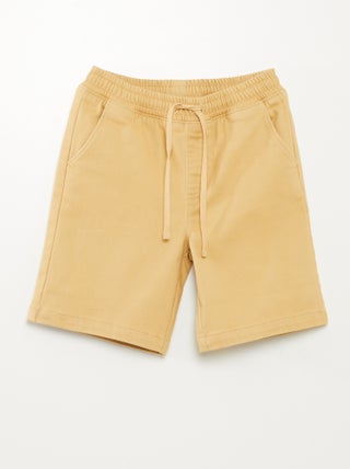 Short van gebreid denim