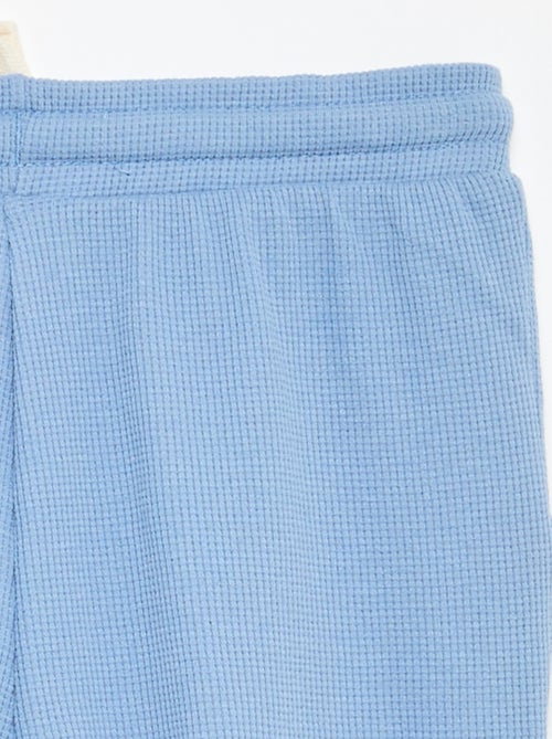 Short van gewafelde stof - Kiabi