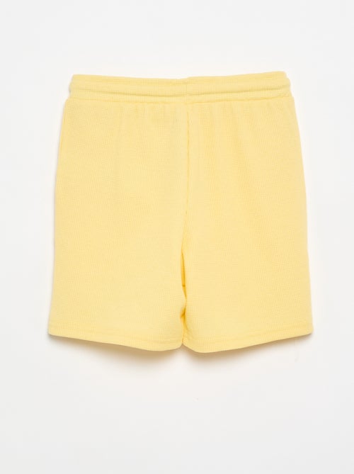 Short van gewafelde stof - Kiabi