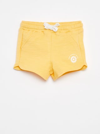 Short van joggingstof - Grafik Edition