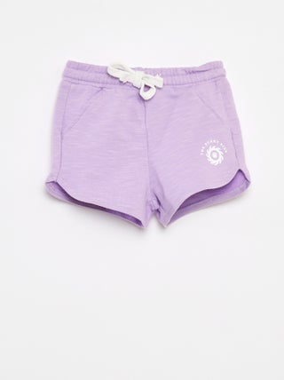 Short van joggingstof - Grafik Edition