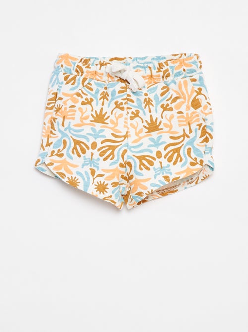 Short van joggingstof - Grafik Edition - Kiabi