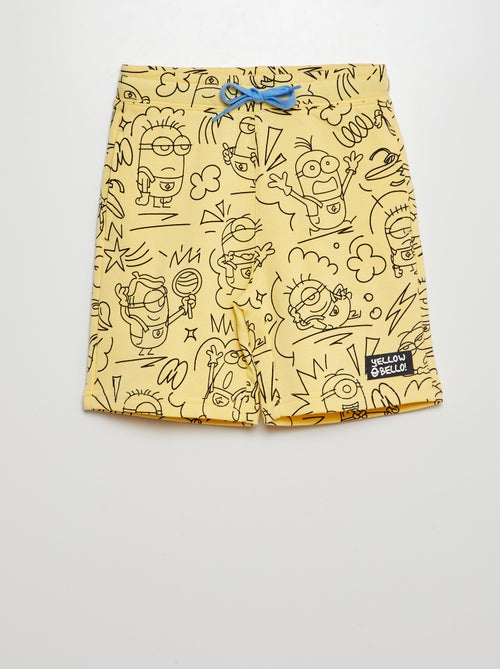 Short van joggingstof met The Minions-print - Kiabi