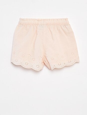 Short van katoenen voile met broderie anglaise 'Disney'