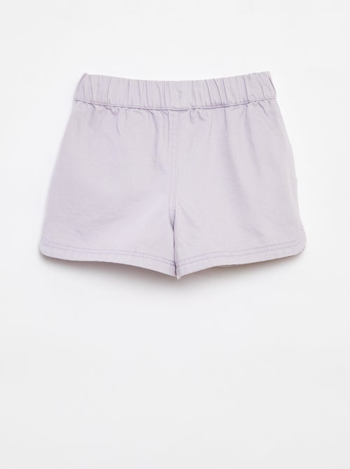 Short van keperstof met elastische tailleband - Kiabi