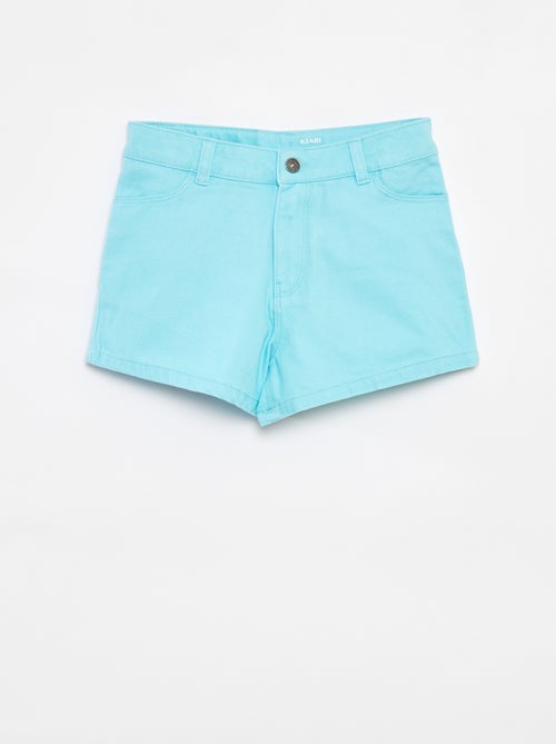 Short van keperstof met verstelbare taille - Kiabi