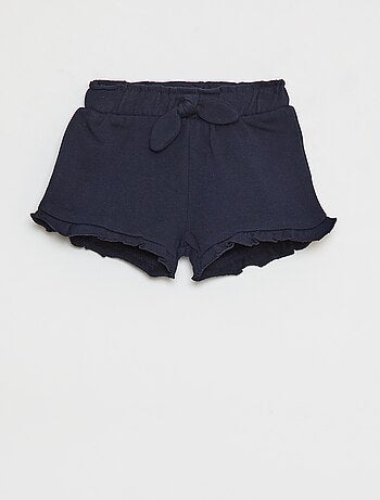 Short van lichte joggingstof