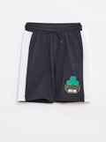 Short van lichte joggingstof 'Boston Celtics' 'NBA' ZWART - Kiabi