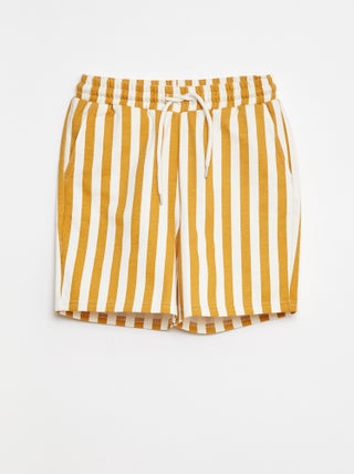 Short van lichte joggingstof