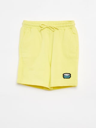 Short van lichte joggingstof
