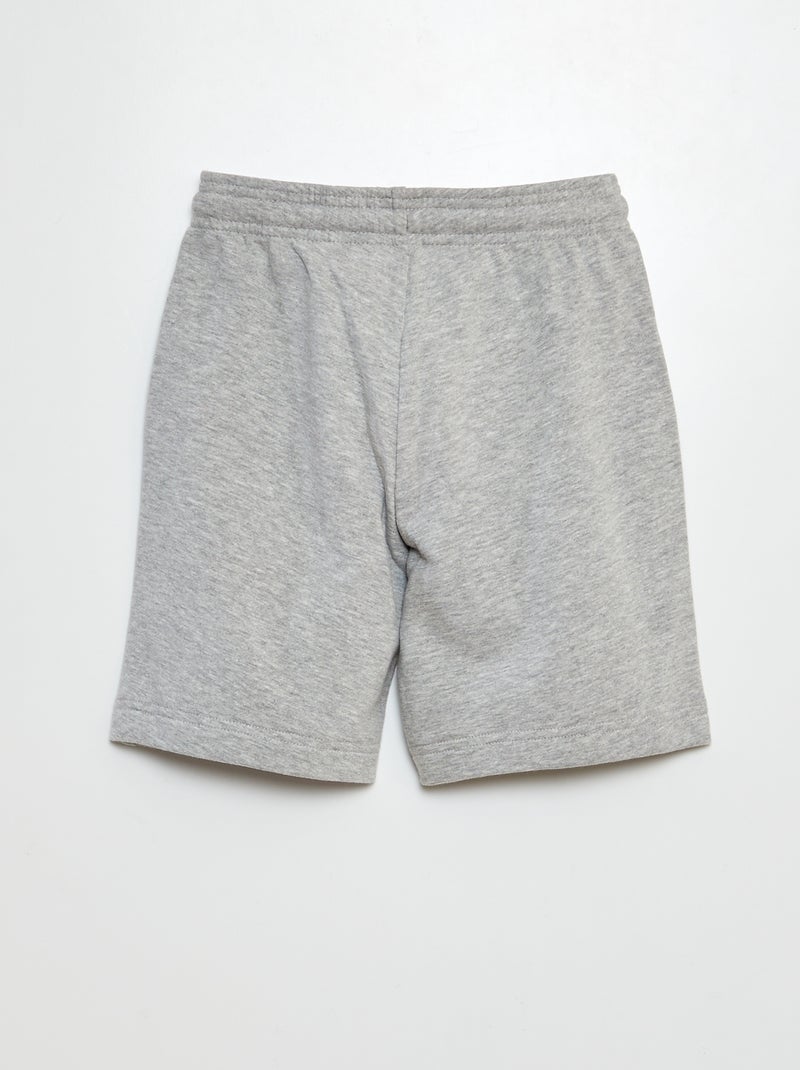 Short van lichte joggingstof GRIJS - Kiabi