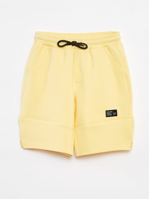 Short van lichte joggingstof in sneakerstijl - Kiabi
