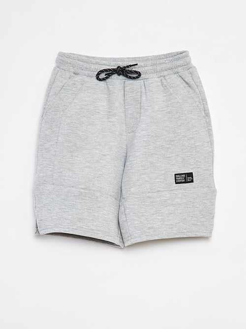 Short van lichte joggingstof in sneakerstijl - Kiabi