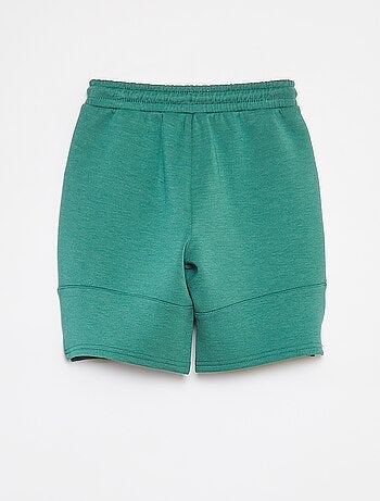 Short van lichte joggingstof in sneakerstijl