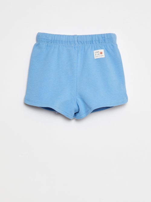 Short van lichte joggingstof met motiefje - Grafik Edition - Kiabi