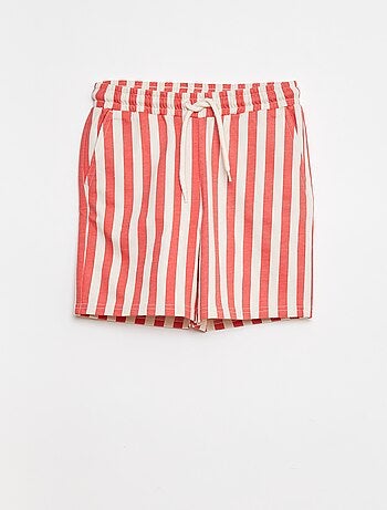 Short van lichte joggingstof