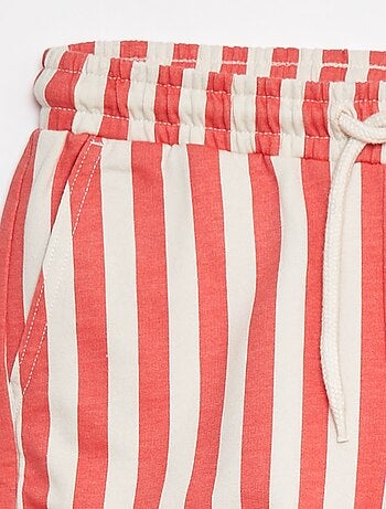 Short van lichte joggingstof