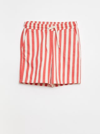 Short van lichte joggingstof