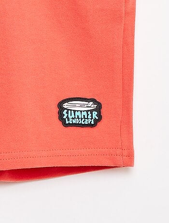 Short van lichte joggingstof