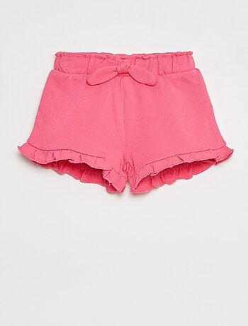 Short van lichte joggingstof