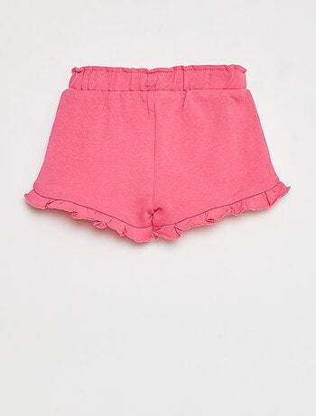 Short van lichte joggingstof