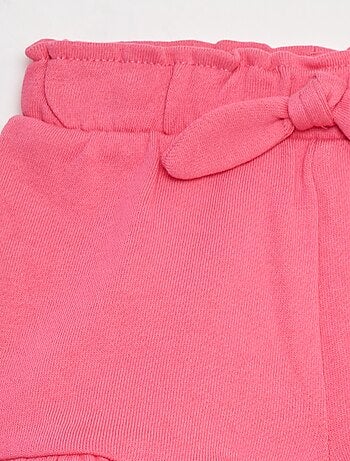 Short van lichte joggingstof