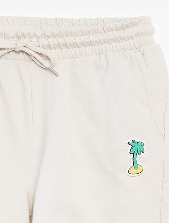 Short van lichte joggingstof