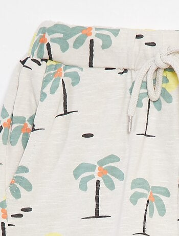 Short van lichte joggingstof