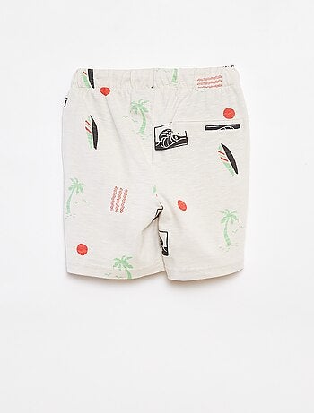 Short van lichte joggingstof