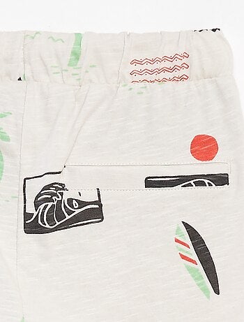 Short van lichte joggingstof