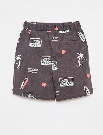 Short van lichte joggingstof