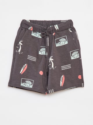 Short van lichte joggingstof